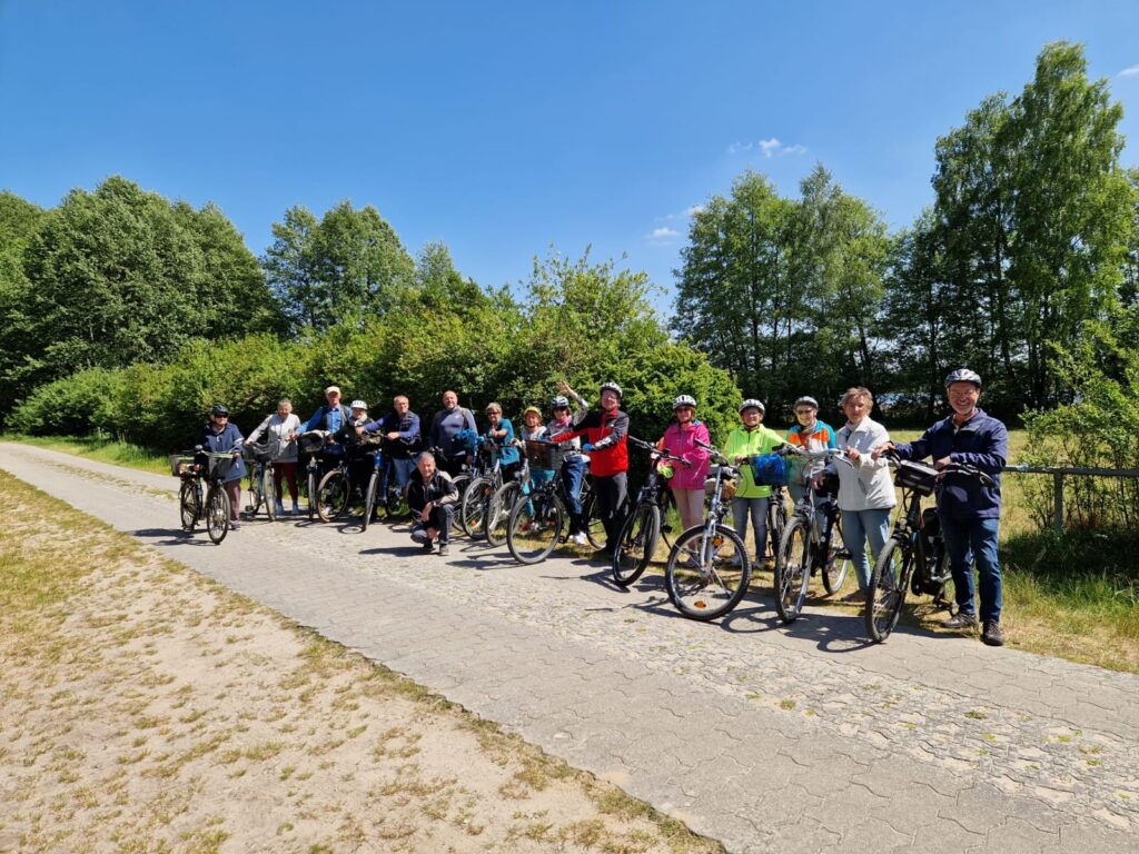 Mieter Fahrradtour der Wohnungsbaugenossenschaft eG zum Dranser See