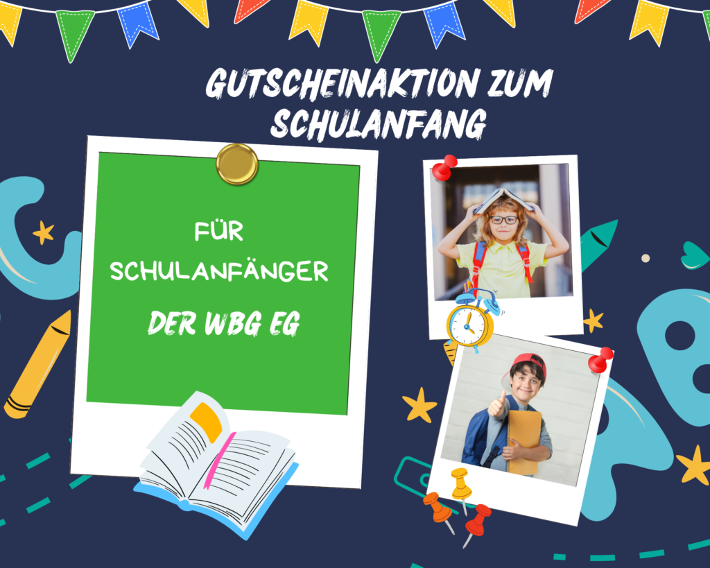 Gutscheinaktion zum Schulanfang WBG eG