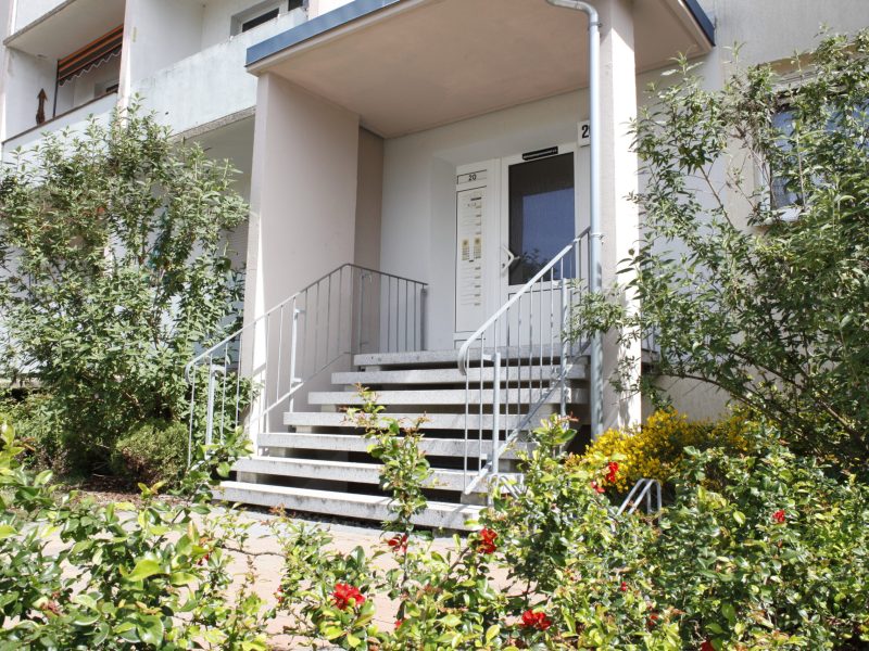 Hauseingang Bohnekampsiedlung, WBG Wittstock